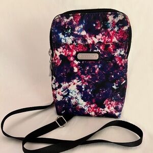 Black/Gray Baggallini Take Two Bryant  RFID Crossbody Bag
